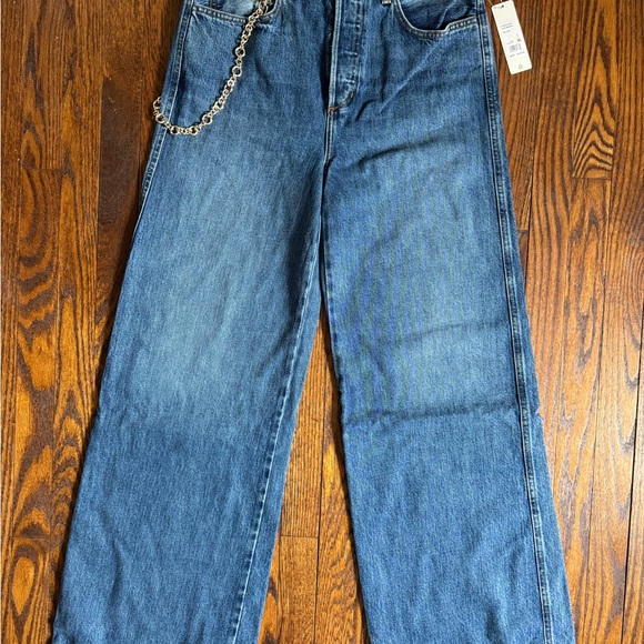 *BRAND NWT* Favorite Daughter “The Masha” Wide-Leg High-Rise Jeans - Picture 5 of 10